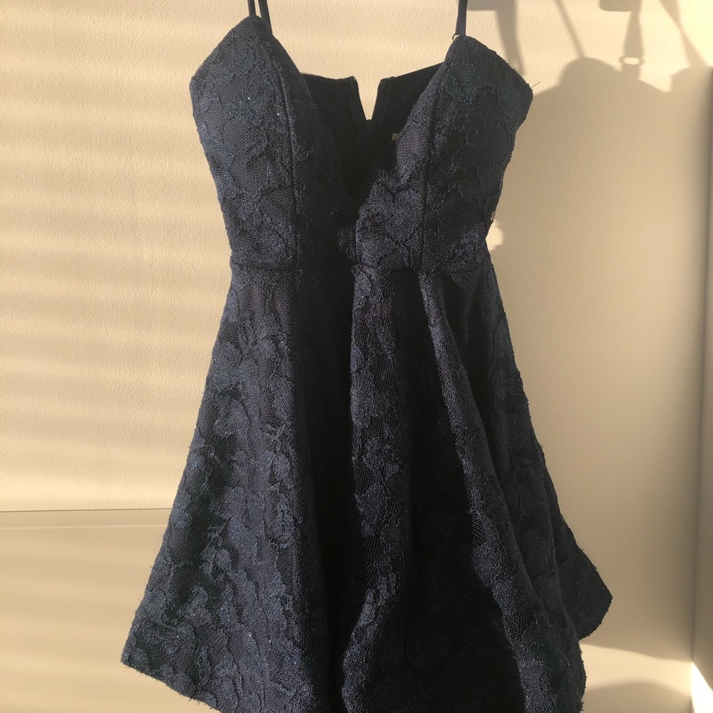 Camille La Vie Short Navy Blue Formal Dress Prom